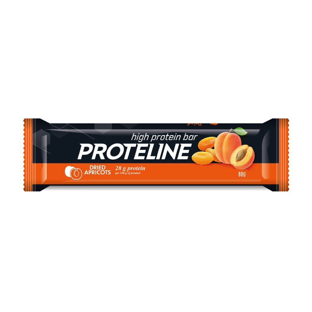 Baton proteinowy z suszonymi morelami