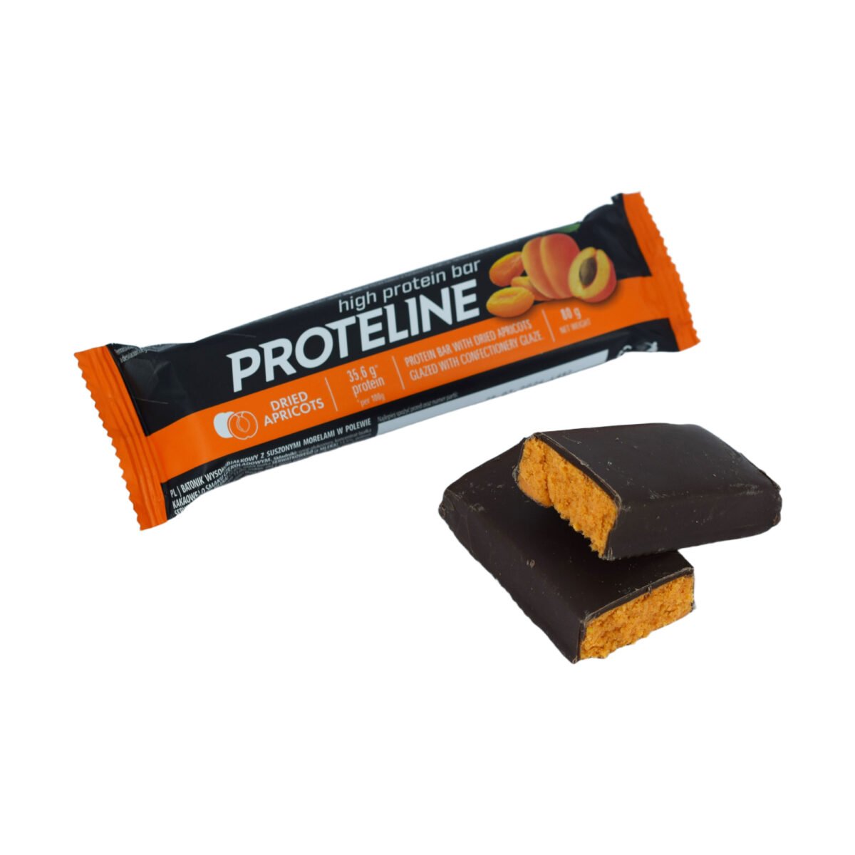 Baton proteinowy z suszonymi morelami